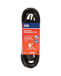 Do it Best 8 Ft. 16/3 Abrasion Resistant Extension Cord