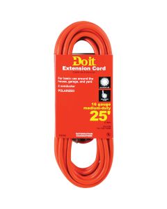 Do it 25 Ft. 16/2 Polarized Outdoor Extension Cord