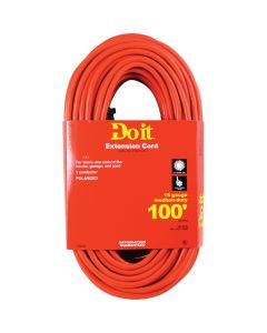 Ext Cord 16/3 100ft Orange