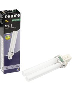 Philips 25W Equivalent Soft White G23 Base PL-S CFL Light Bulb