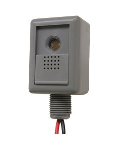 Do it Hard Wire Gray Adjustable Photocell Lamp Control