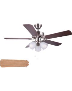 Home Impressions Studio 42 In. Brushed Nickel Ceiling Fan with Light Kit