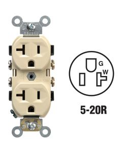 Ivory Duplex Outlet