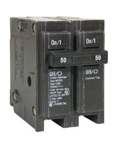 Eaton BR 50A Double-Pole Standard Trip Circuit Breaker