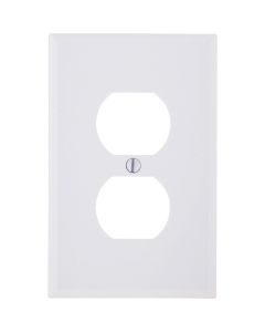 Wht Duplex Wallplate