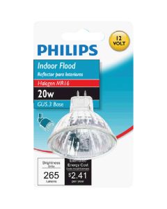 Philips 35W Equivalent Clear GU4 Base MR11 Halogen Floodlight Light Bulb