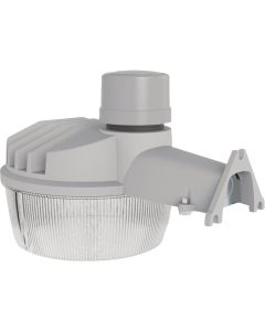 Halo Gray Dusk To Dawn LED Outdoor Area Light Fixture, 7000 Lm.