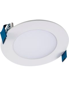 Halo 4 In. Retrofit Selectable Color Temperature Ultra Thin LED Recessed Light Kit, 750 Lm.