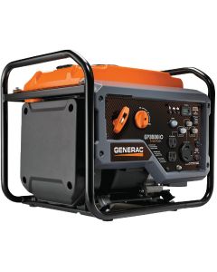 Generac GP3500iO 3000W Gasoline Powered Open Frame Recoil Pull Start Inverter Generator