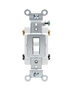 Wht 2-pole Grnd Switch