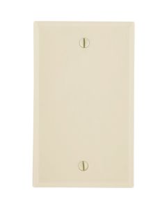 1 Gang Blank Wallplate Ivory