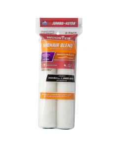 6-1/2" x 1/4" Nap Wooster RR304 Jumbo-Koter Mohair Blend Mini-Roller Cover, 2-Pack