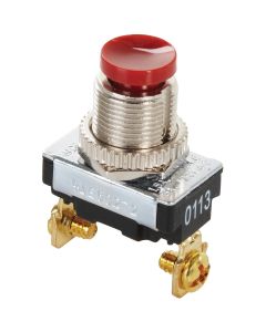 Gardner Bender Red Single Pole Push-Button Switch