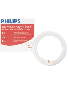 Philips 22W 8 In. Bright White T9 4-Pin Circline Fluorescent Tube Light Bulb