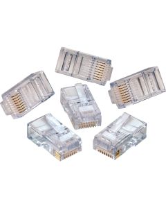 Leviton RJ45 CAT-5E Clear Connector (10-Pack)