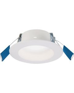 Halo 4 In. 5 CCT LED Canless Recessed Downlight, White