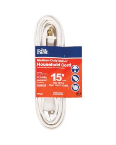 Do it Best 15 Ft. 16/2 White Cube Tap Extension Cord