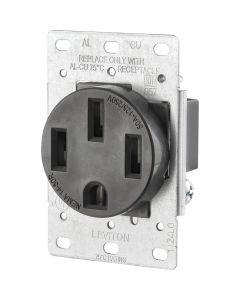 50a Flush Mount Outlet 14-50r Bk