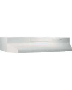 Broan F40000 Series 30 In. Convertible White Under-Cabinet Range Hood