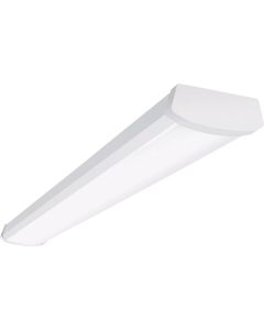 Metalux 4 Ft. Low Profile LED Wraparound Ceiling Light with Selectable Lumens & CCT