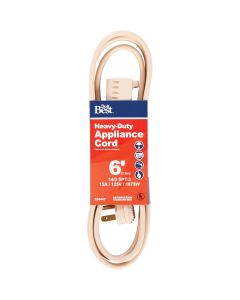 Do it Best 6 Ft. 14/3 15A Heavy-Duty Appliance Cord