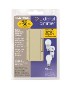 Lutron Maestro CL Ivory 120 VAC Wireless Dimmer