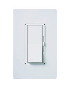 Lutron Diva Incandescent/Halogen/LED/CFL White Slide Dimmer Switch