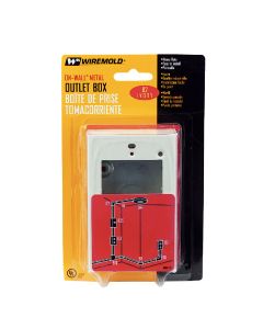 Wiremold Ivory Metal 1 In. Outlet Box