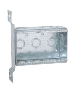 Raco 3-Gang Steel Drawn Wall Box