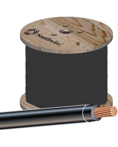 Southwire 500 Ft. 2 AWG Stranded Black THHN Electrical Wire