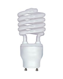 Satco 120W Equivalent Warm White GU24 Base T3 Spiral CFL Light Bulb