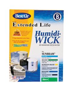 BestAir Extended Life Humidi-Wick H64 Humidifier Wick Filter