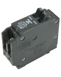 Connecticut Electric 15A/15A Twin Single-Pole Standard Trip Interchangeable Packaged Circuit Breaker