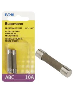 Bussmann 10A ABC Ceramic Tube Electronic Fuse (2-Pack)