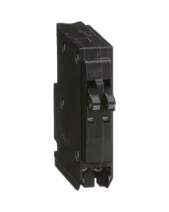 Square D QO 20A/20A Single-Pole Standard Trip Tandem Circuit Breaker