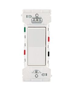 Leviton Decora Edge Rocker White 15A Quiet 3-Way Switch