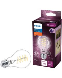 Philips EyeComfort 40W Equivalent Soft White A19 Medium LED Light Bulb