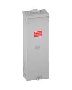 Square D QO 200A Double-Pole Standard Trip Outdoor Enclosed Raintight Main Breaker Disconnect