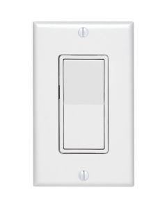 Do it Best Residential Grade 15 Amp Rocker Single Pole Switch, White