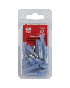 Gardner Bender 16 to 14 AWG Male/Female Fully-Insulated Bullet Connector Pair (20-Pack)