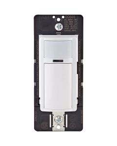 Leviton Decora White 900 Sq. Ft. Coverage 180 Deg. Detection Occupancy Sensor Switch