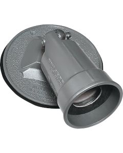 Southwire PAR38 Round Gray Weatherproof Lamp Holder