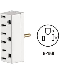 15a 3-outlet Tap Wh