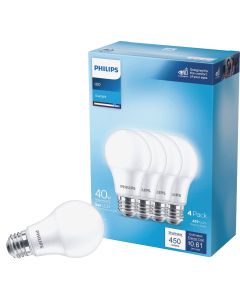 4pk 40w A19 Dl Led Bulb