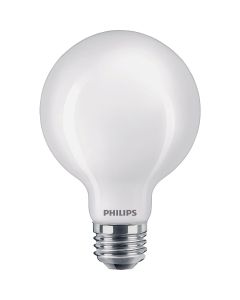 Philips Ultra Definition 60W Equivalent Daylight G25 Medium Frosted LED Decorative Light Bulb (2-Pack)