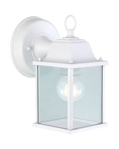 Home Impressions 100W Incandescent White Lantern Outdoor Wall Light Fixture