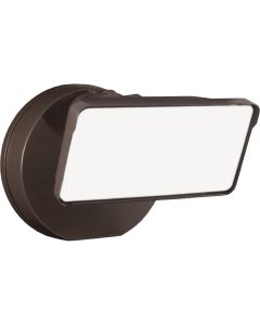 Halo Lumen Selectable Bronze Single Head LED Floodlight Fixture