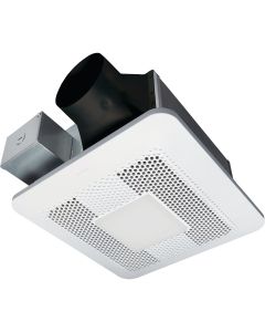 Panasonic Whisper Remodel 80/110 CFM 0.3/0.8 Sones 120V Auto Bath Exhaust Fan with LED Light