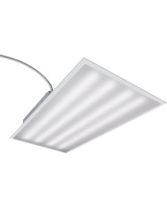 Metalux 2 Ft. x 4 Ft. LED Prismatic Panel Ceiling Light Fixture