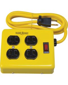 4-outlet Mtl Power Strip